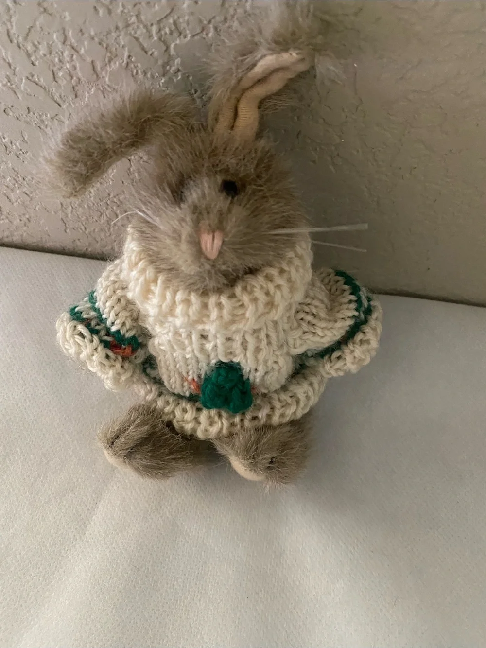 Boyds Bears Bunny Rabbit Plush Carrot Sweater Jointed Stuffed Animal 7